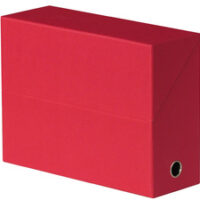 Oxford Boîte transfert toilée, format A4, rouge