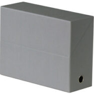 Oxford Boîte transfert toilée, format A4, gris