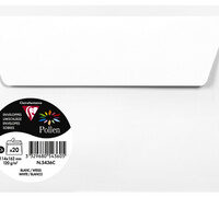 Pollen by Clairefontaine Enveloppes C6, blanc