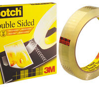 3M Scotch Ruban adhésif double face 665, 19 mm x 33,0 m