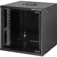 LogiLink Coffret mural 10" SoHo, monté, 6U, noir