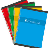 CONQUERANT SEPT Cahier reliure intégrale, 170 x 220 mm 5 x 5