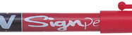 PILOT Stylo feutre V Sign Pen, rouge