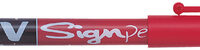 PILOT Stylo feutre V Sign Pen, rouge