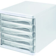 helit Module de classement "the wave", 5 tiroirs, blanc/