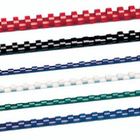 GBC Peigne à relier en plastique CombBind, A4, 14 mm, noir