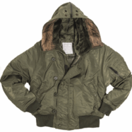 VESTE DE VOL US N2B BASIC OLIVE