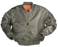 VESTE D'AVIATION AMÉRICAINE ′TYPE MA1®′ PES OLIVE