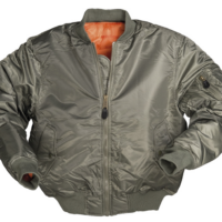 VESTE D'AVIATION AMÉRICAINE ′TYPE MA1®′ PES OLIVE