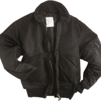 VESTE SWAT CWU AVEC COL AMOVIBLE NOIR
