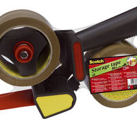 Scotch Dévidoir 309R2D pour ruban adhésif d'emballage, noir