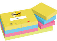 Post-it Bloc-note adhésif, 51 x 38 mm, Energetic Collection