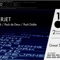 HP Lot de 2 cartouches Laser Noir Q2612AD