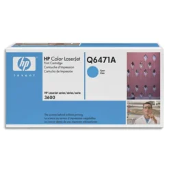 HP Cartouche Laser Cyan Q6471A
