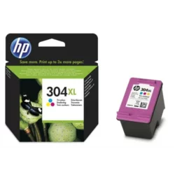 HP 304XL Cartouche d'Encre Trois Couleurs grande capacité Authentique