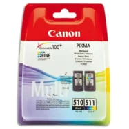 CANON Multipack PG510BK CL511CL Noir 2970B010