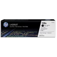 HP Pack de 2 toners Noir 128A CE320AD