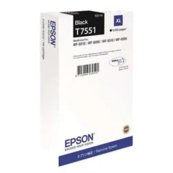 EPSON Cartouche Jet d'Encre Noire XL (5 000 p) WF-8xxx - C13T755140