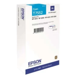 EPSON Cartouche Jet d'Encre Cyan XL (4 000 p) WF-8xxx - C13T755240