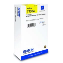 EPSON Cartouche Jet d'Encre Jaune XL (4 000 p) WF-8xxx - C13T755440
