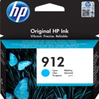 HP 912 Cartouche d'Encre Cyan Authentique (3YL77AE) pour HP OfficeJet Pro 8010 series / 8020 series