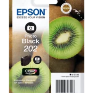 EPSON Cartouche Jet d'Encre Claria Premium Photo Black ''Kiwi''202 - C13T02F14010