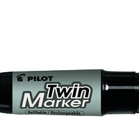 PILOT Marqueur permanent TWIN Marker Jumbo, noir