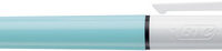 BIC Stylo à bille rétractable 4 Colours Fun, bleu /blanc