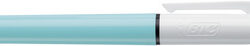 BIC Stylo à bille rétractable 4 Colours Fun, bleu /blanc