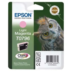 EPSON Cartouche Jet d'Encre Claria Magenta clair ''Chouette'' (T0796) - C13T07964010