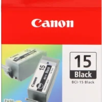 CANON Boîte de 2 cartouches Jet d'encre Noire pour imprimante I70 ref : BCI15BK