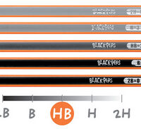 Maped Crayon BLACK'PEPS, degré de dureté: 2B