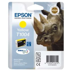 EPSON Cartouche Jet d'Encre DURABrite Ultra Jaune (HC) ''Rhinocéros'' (T1004) - C13T10044010