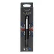 PARKER Blister Stylo à Bille moyenne Bleue Jotter corps Noir Bond Street CT
