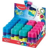 MAPED Taille-crayons gomme CONNECT SOFT TOUCH 1 TROU,(en présentoir)