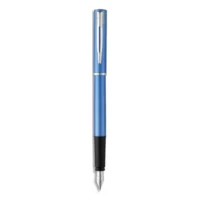 WATERMAN Stylo plume Allure Bleu, pointe moyenne encre Bleue