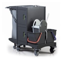 Chariot de ménage BRIX SCHOOL avec presse à machoire