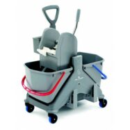 Chariot en polypropylène 2x15L avec presse à machoire - ONEFRED