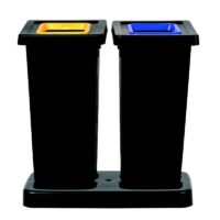 Kit complet tri sélectif FIT 2x50L avec socle