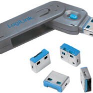 LogiLink Verrou de sécurité USB, 1 clé / 4 verrous