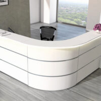 Comptoir d'angle BARI, anthracite