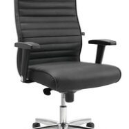 Topstar Fauteuil de direction "Prime Time 100", cuir, noir