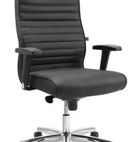 Topstar Fauteuil de direction "Prime Time 100", cuir, noir