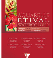 Clairefontaine Bloc de dessin Étude Aquarelle ETIVAL, A3