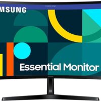 Ecran PC Samsung S27D366GAU - S36GD Series - écran LED - incurvé - 27" - 1920 x 1080 Full HD (1080p) @ 100 Hz - VA - 250 cd/m² - 3000:1 - 4 ms - HDMI, VGA - noir