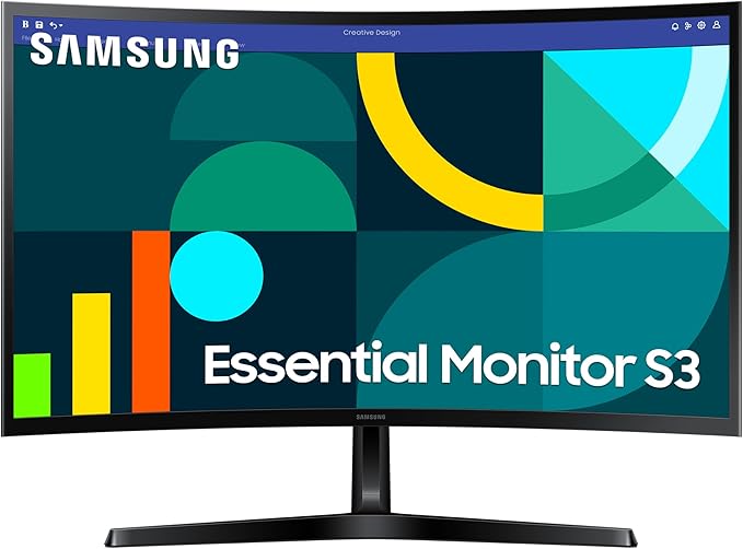Ecran PC Samsung S27D366GAU - S36GD Series - écran LED - incurvé - 27" - 1920 x 1080 Full HD (1080p) @ 100 Hz - VA - 250 cd/m² - 3000:1 - 4 ms - HDMI, VGA - noir