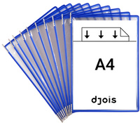 djois by tarifold Poche à pivot, A4, bleu
