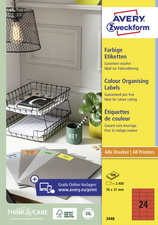 AVERY Zweckform Etiquette universelle, 210 x 297 mm, jaune