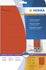 HERMA Etiquette dos de classeur SPECIAL, 192 x 61 mm, rouge
