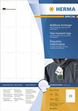 HERMA Etiquette à suspendre SPECIAL, 93,5 x 52,5mm, blanc